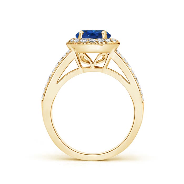 AAA - Blue Sapphire / 2.19 CT / 14 KT Yellow Gold