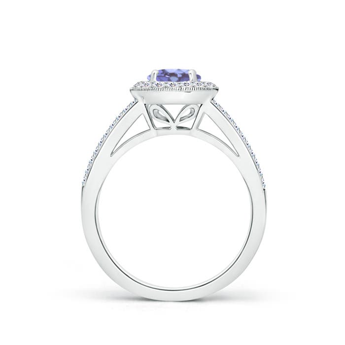 A - Tanzanite / 1.35 CT / 14 KT White Gold