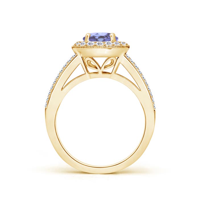 A - Tanzanite / 2.04 CT / 14 KT Yellow Gold