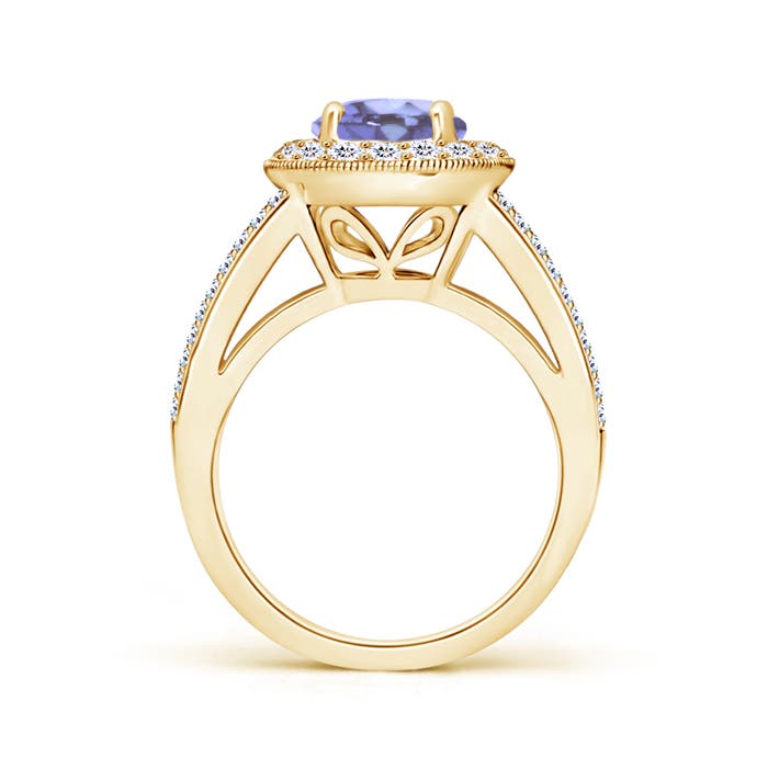 A - Tanzanite / 2.46 CT / 14 KT Yellow Gold