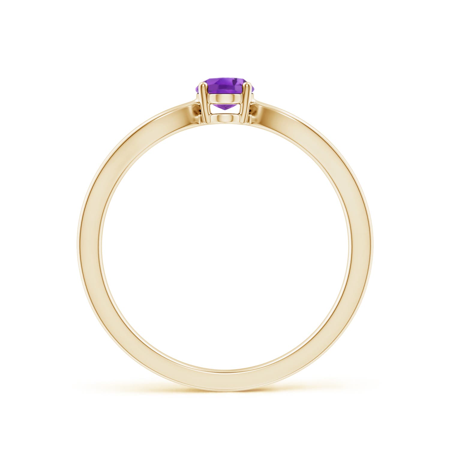 AA - Amethyst / 0.4 CT / 14 KT Yellow Gold