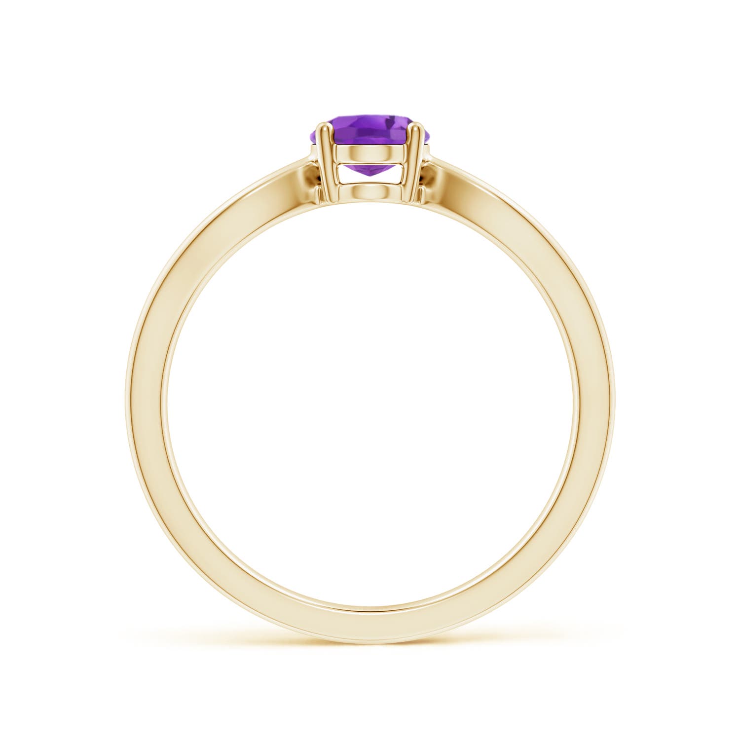 AA - Amethyst / 0.7 CT / 14 KT Yellow Gold