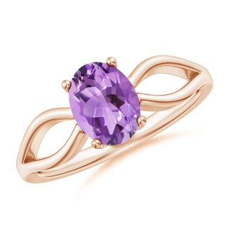 Oval A Amethyst