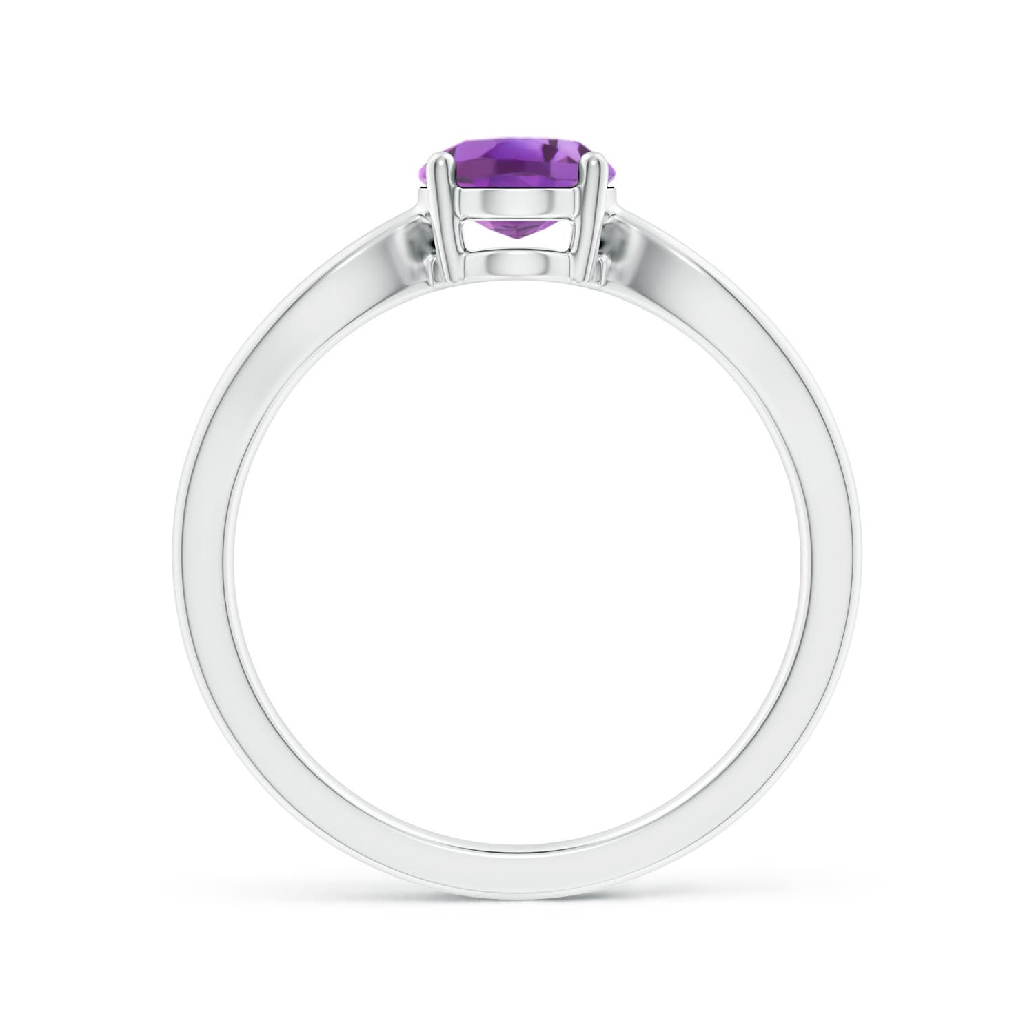 A - Amethyst / 1.15 CT / 14 KT White Gold