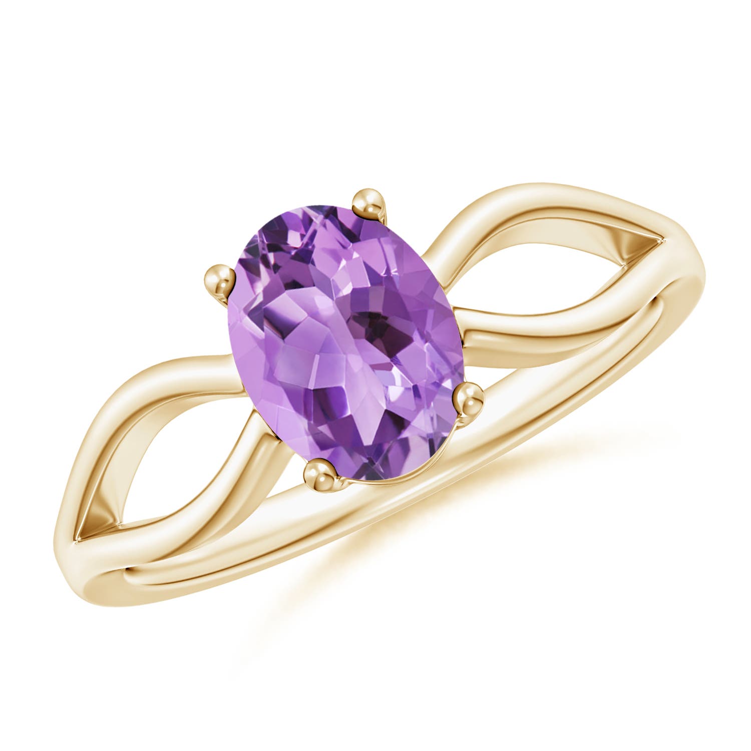 A - Amethyst / 1.15 CT / 14 KT Yellow Gold