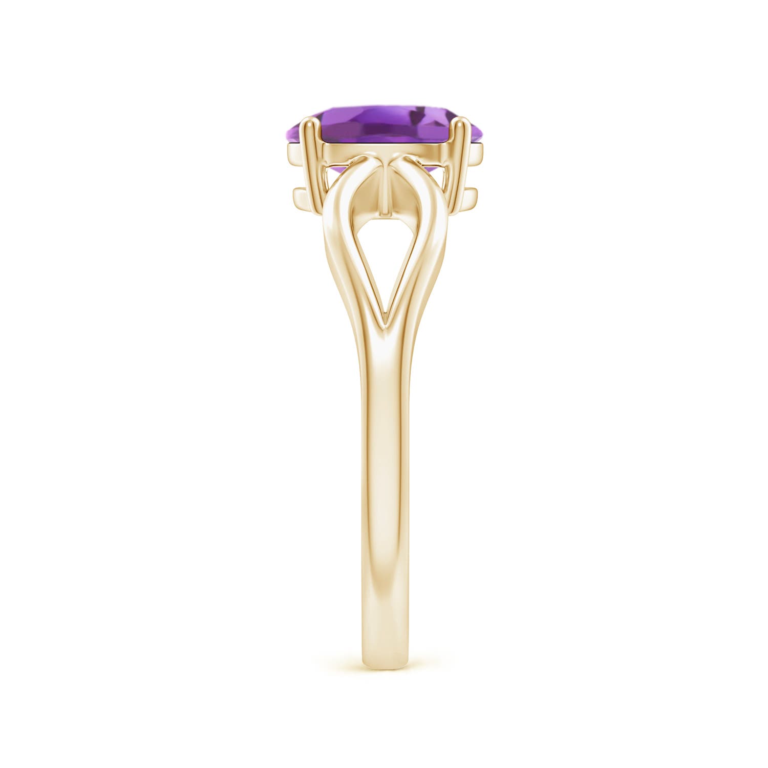 A - Amethyst / 1.15 CT / 14 KT Yellow Gold