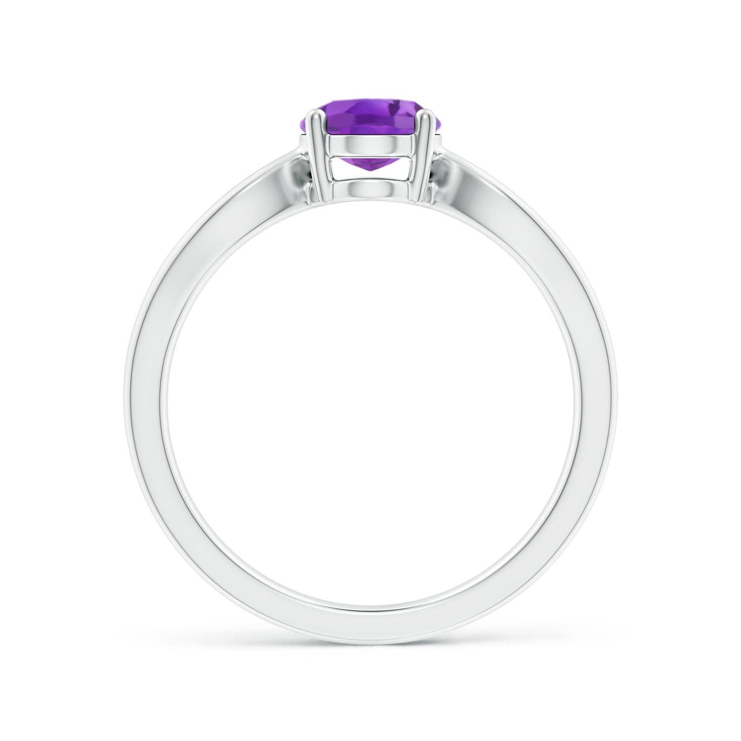 AA - Amethyst / 1.15 CT / 14 KT White Gold