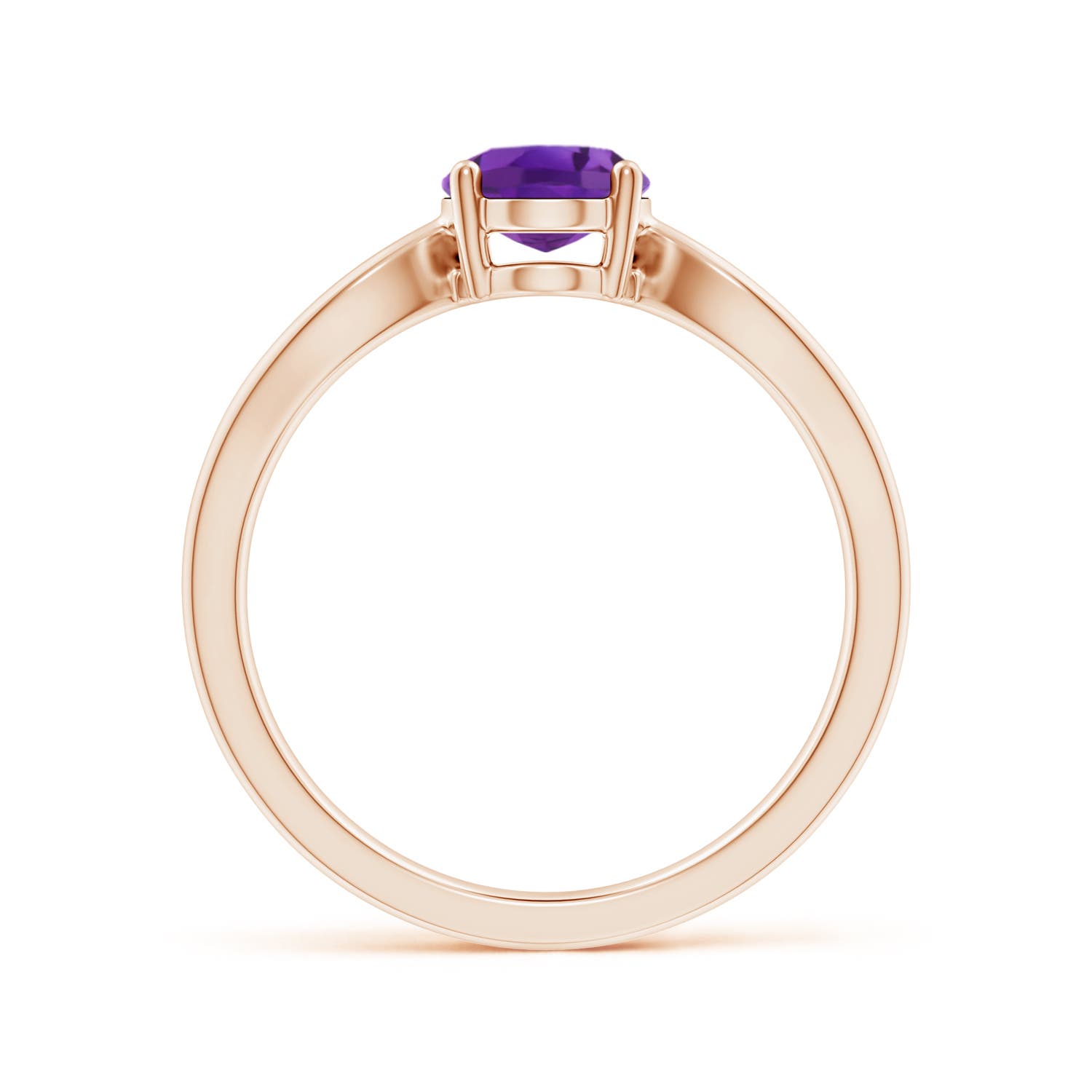 AAA - Amethyst / 1.15 CT / 14 KT Rose Gold