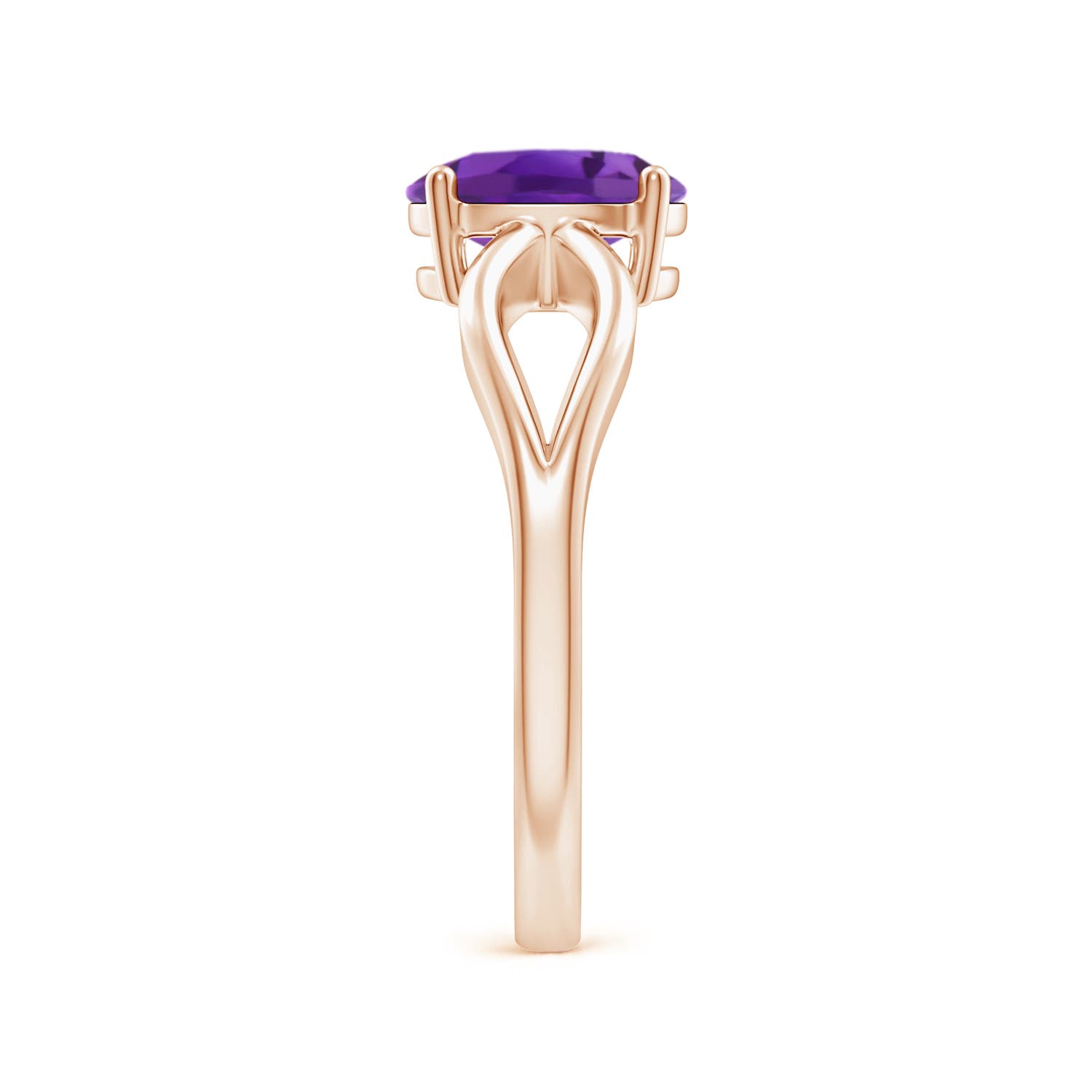 AAA - Amethyst / 1.15 CT / 14 KT Rose Gold