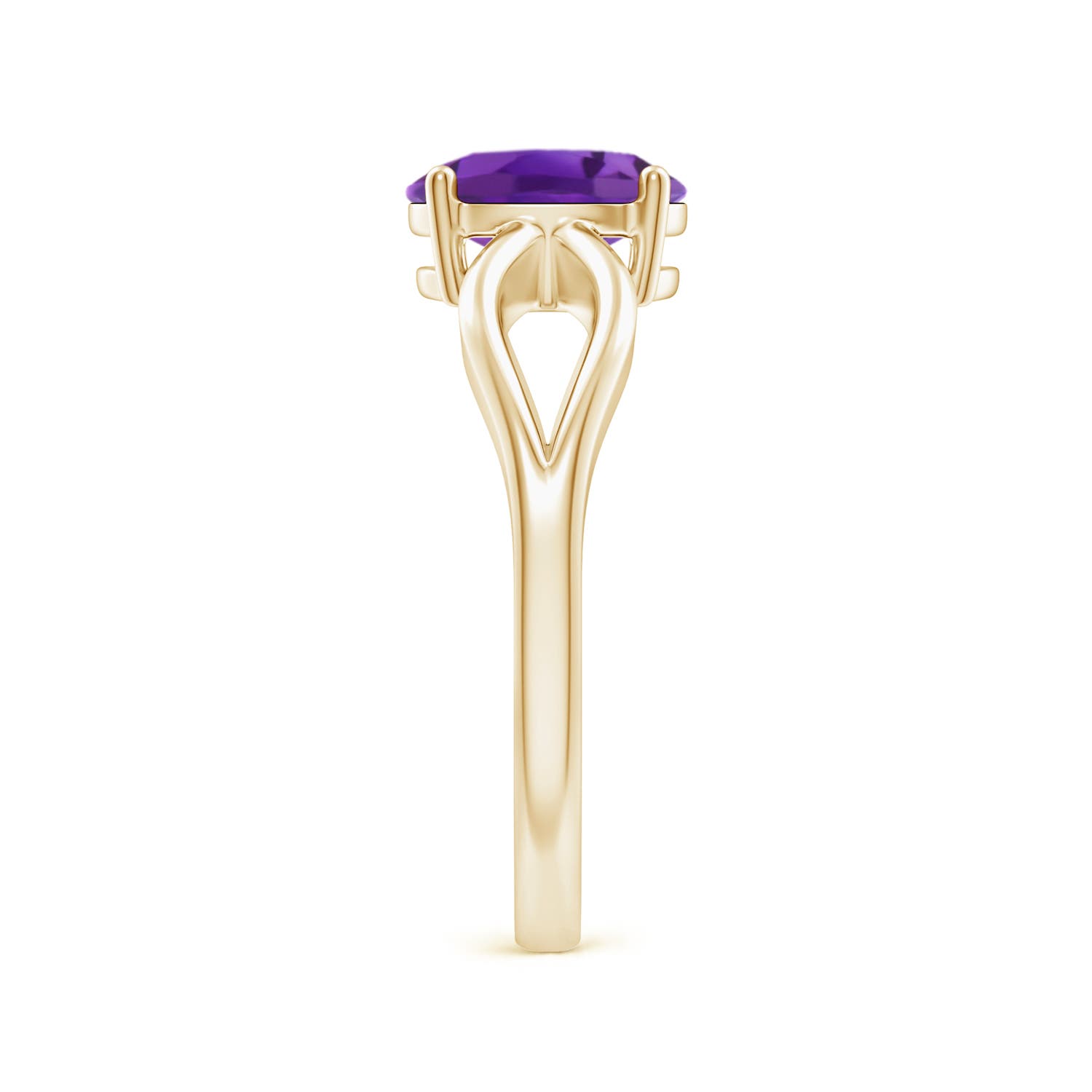 AAA - Amethyst / 1.15 CT / 14 KT Yellow Gold