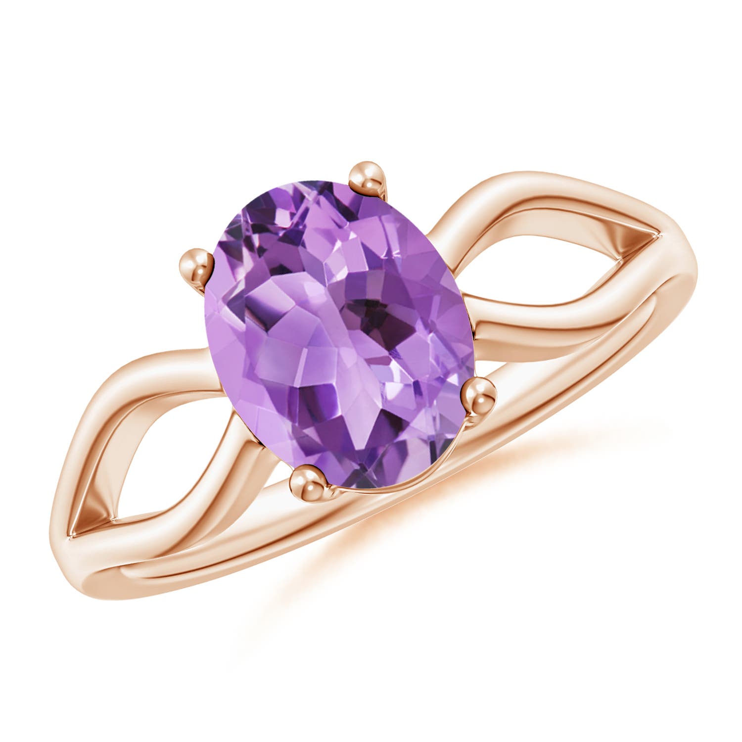 A - Amethyst / 1.6 CT / 14 KT Rose Gold