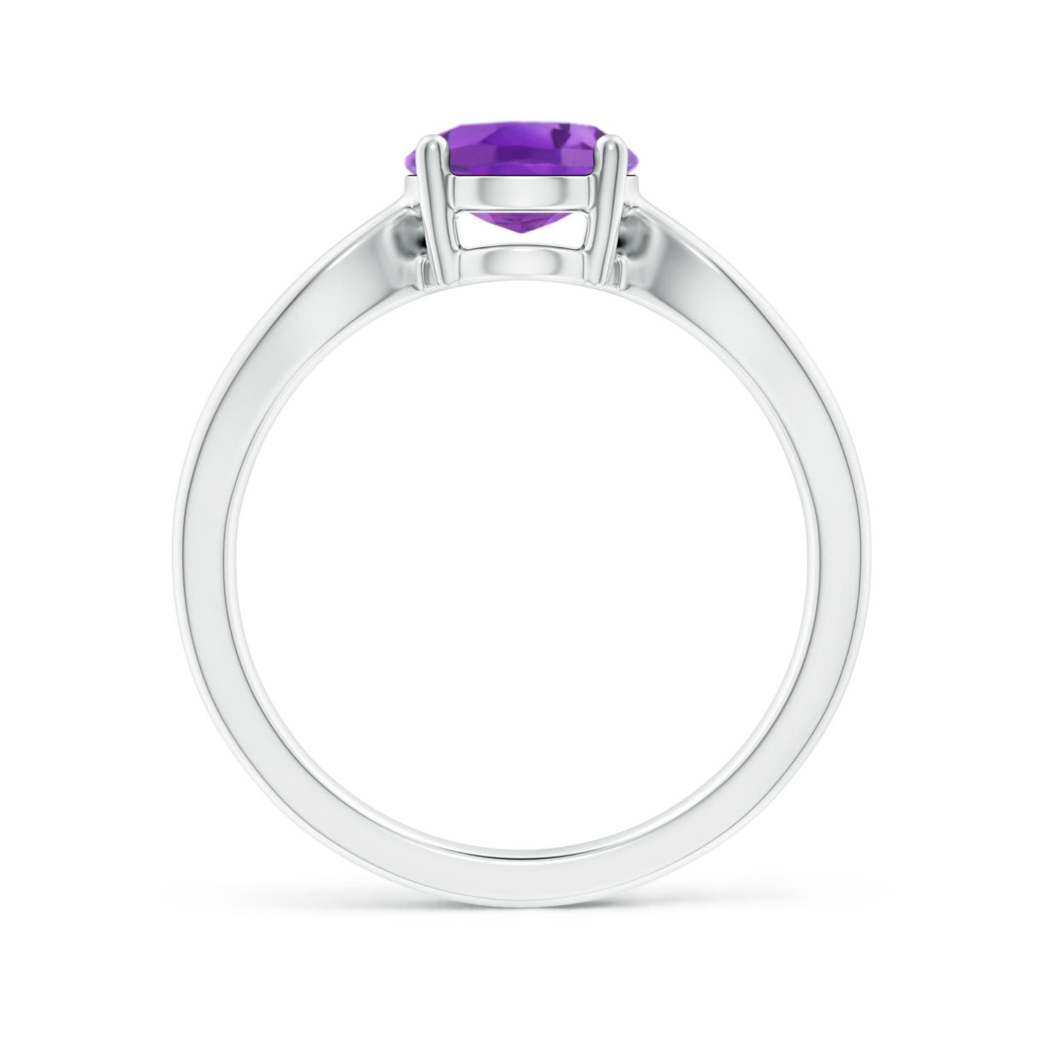 AA - Amethyst / 1.6 CT / 14 KT White Gold