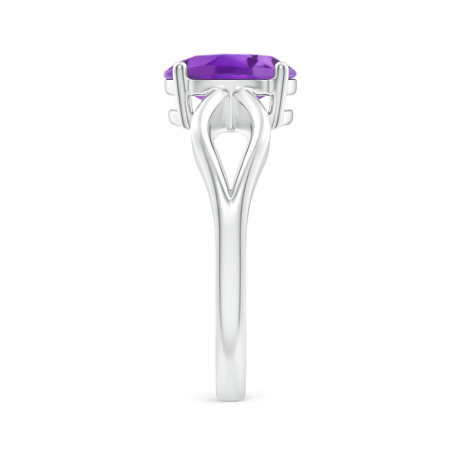 AA - Amethyst / 1.6 CT / 14 KT White Gold