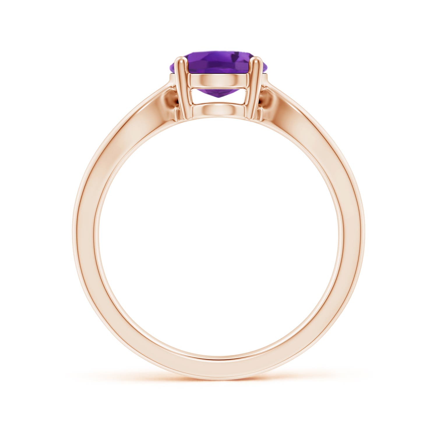 AAA - Amethyst / 1.6 CT / 14 KT Rose Gold