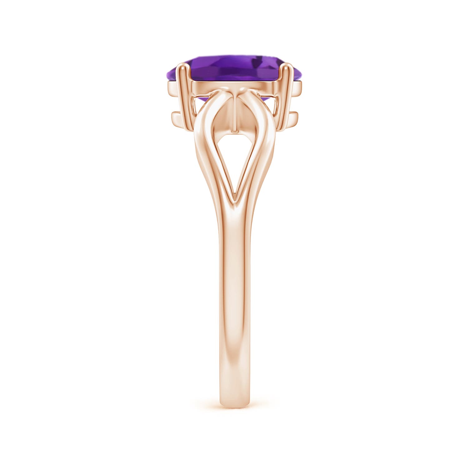 AAA - Amethyst / 1.6 CT / 14 KT Rose Gold