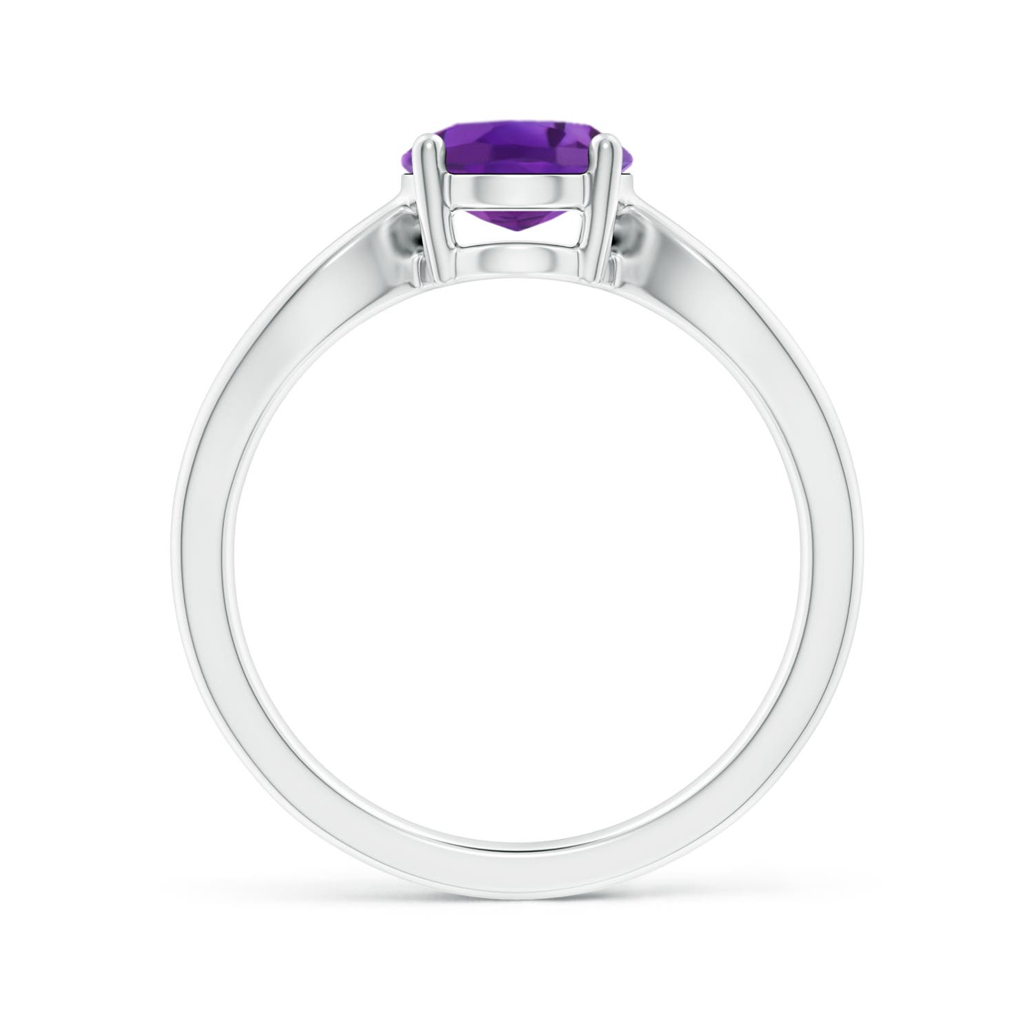 AAA - Amethyst / 1.6 CT / 14 KT White Gold