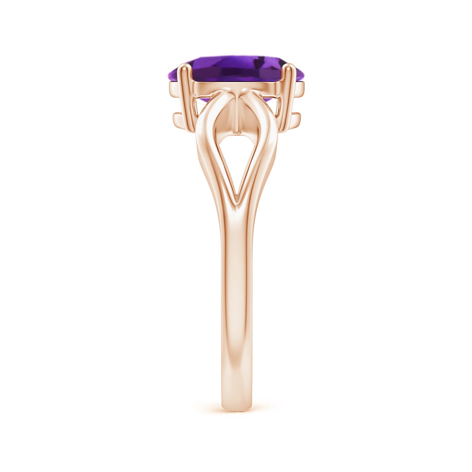 AAAA - Amethyst / 1.6 CT / 14 KT Rose Gold