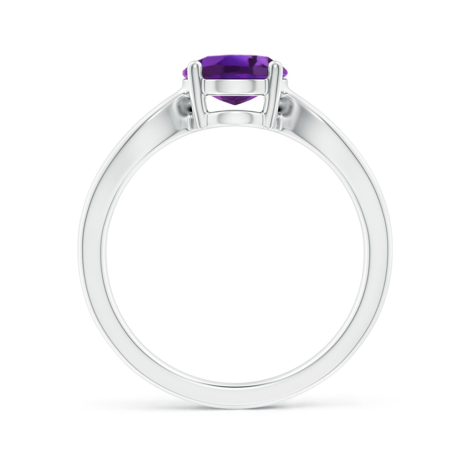 AAAA - Amethyst / 1.6 CT / 14 KT White Gold