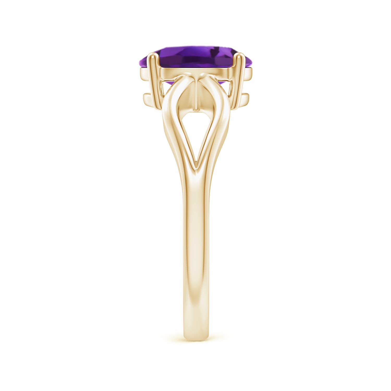 AAAA - Amethyst / 1.6 CT / 14 KT Yellow Gold