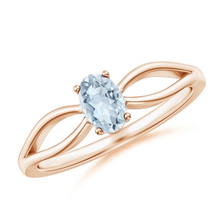 Oval A Aquamarine