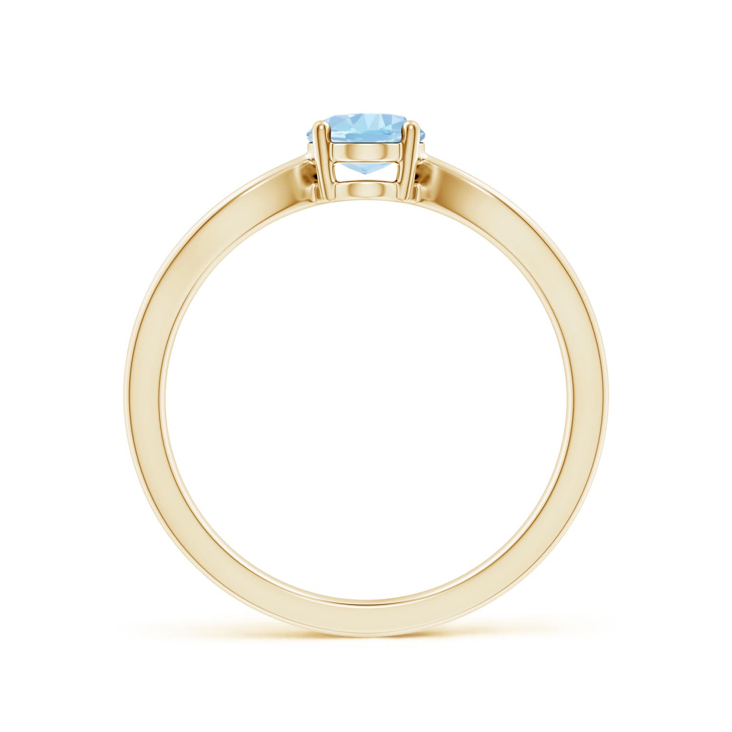 AAA - Aquamarine / 0.6 CT / 14 KT Yellow Gold