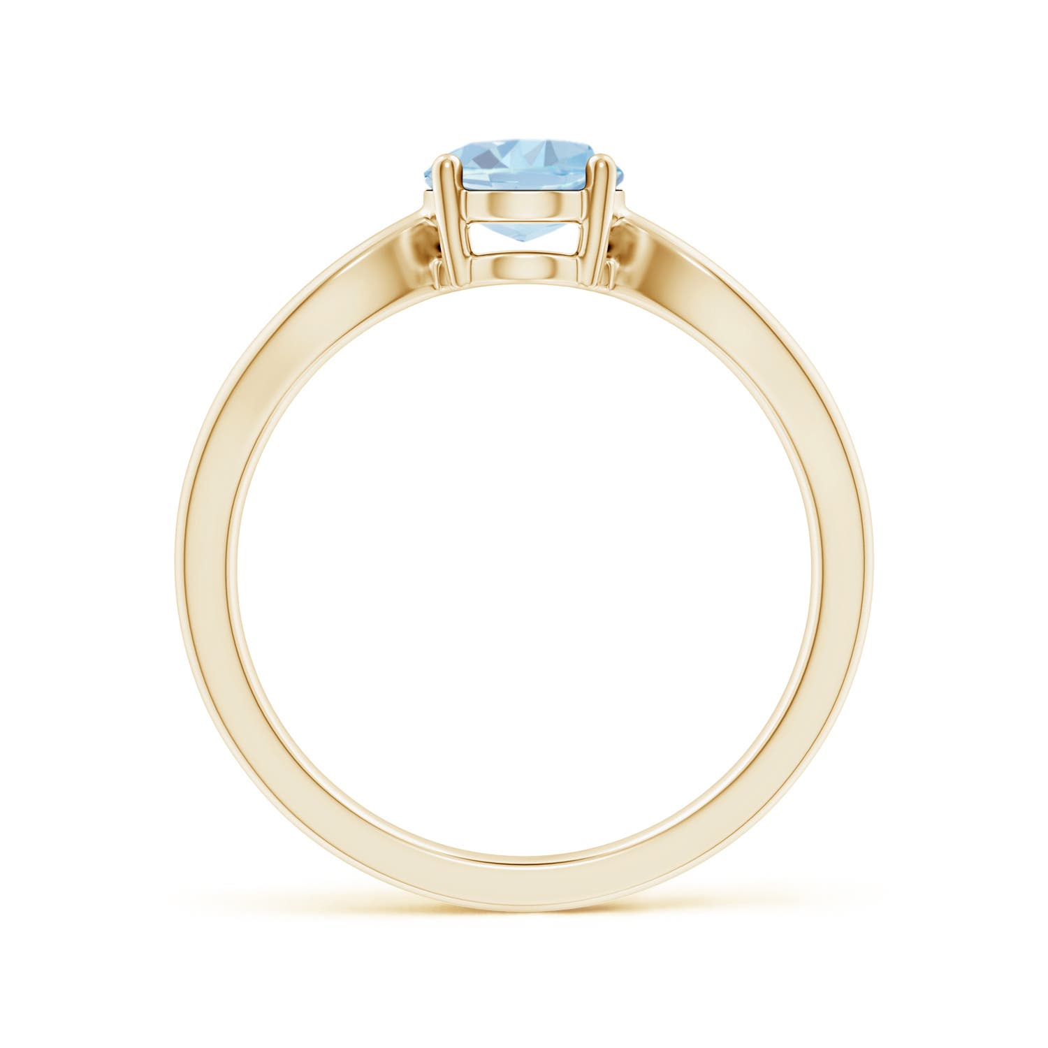 A - Aquamarine / 1 CT / 14 KT Yellow Gold