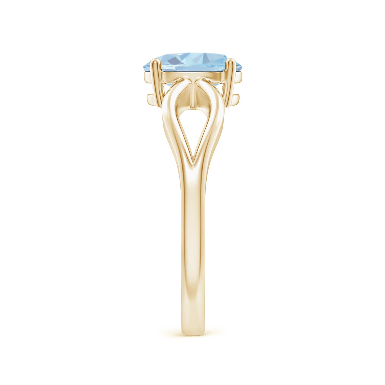 A - Aquamarine / 1 CT / 14 KT Yellow Gold