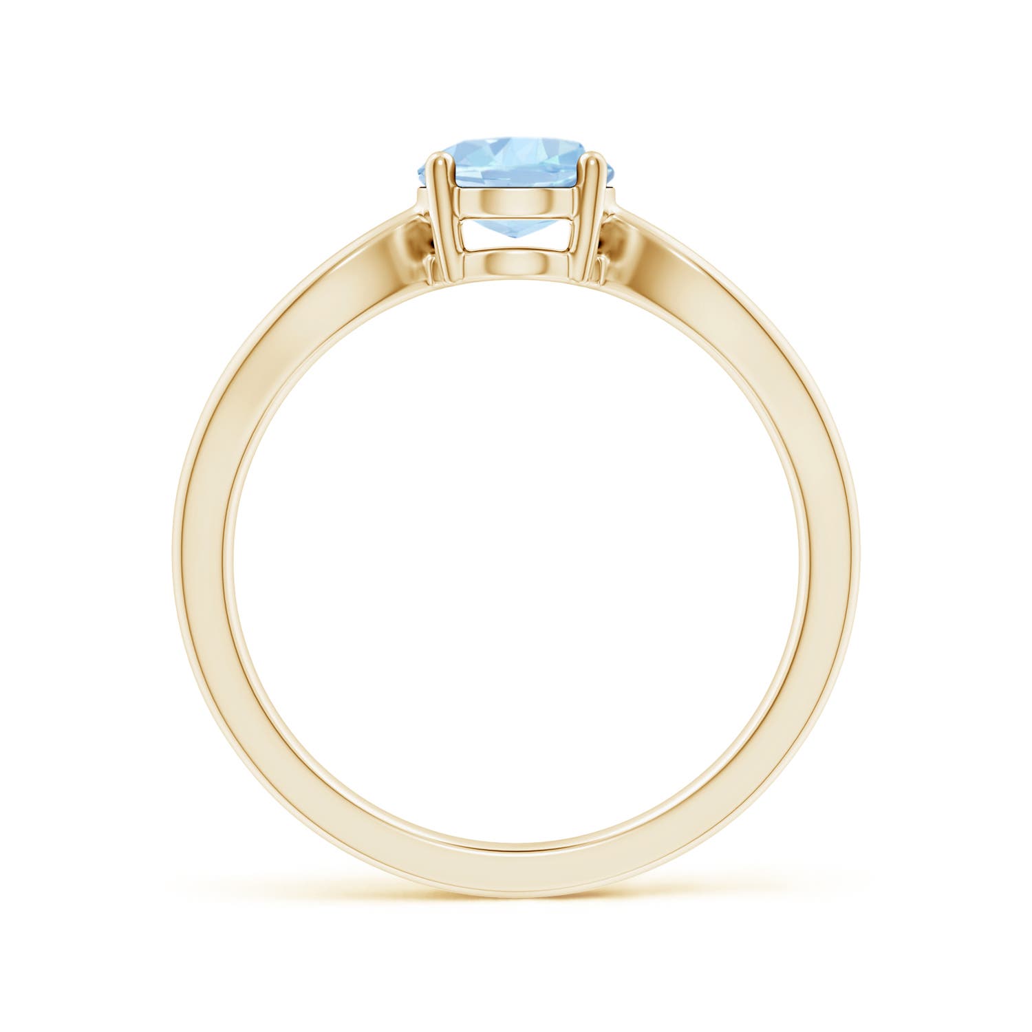 AA - Aquamarine / 1 CT / 14 KT Yellow Gold