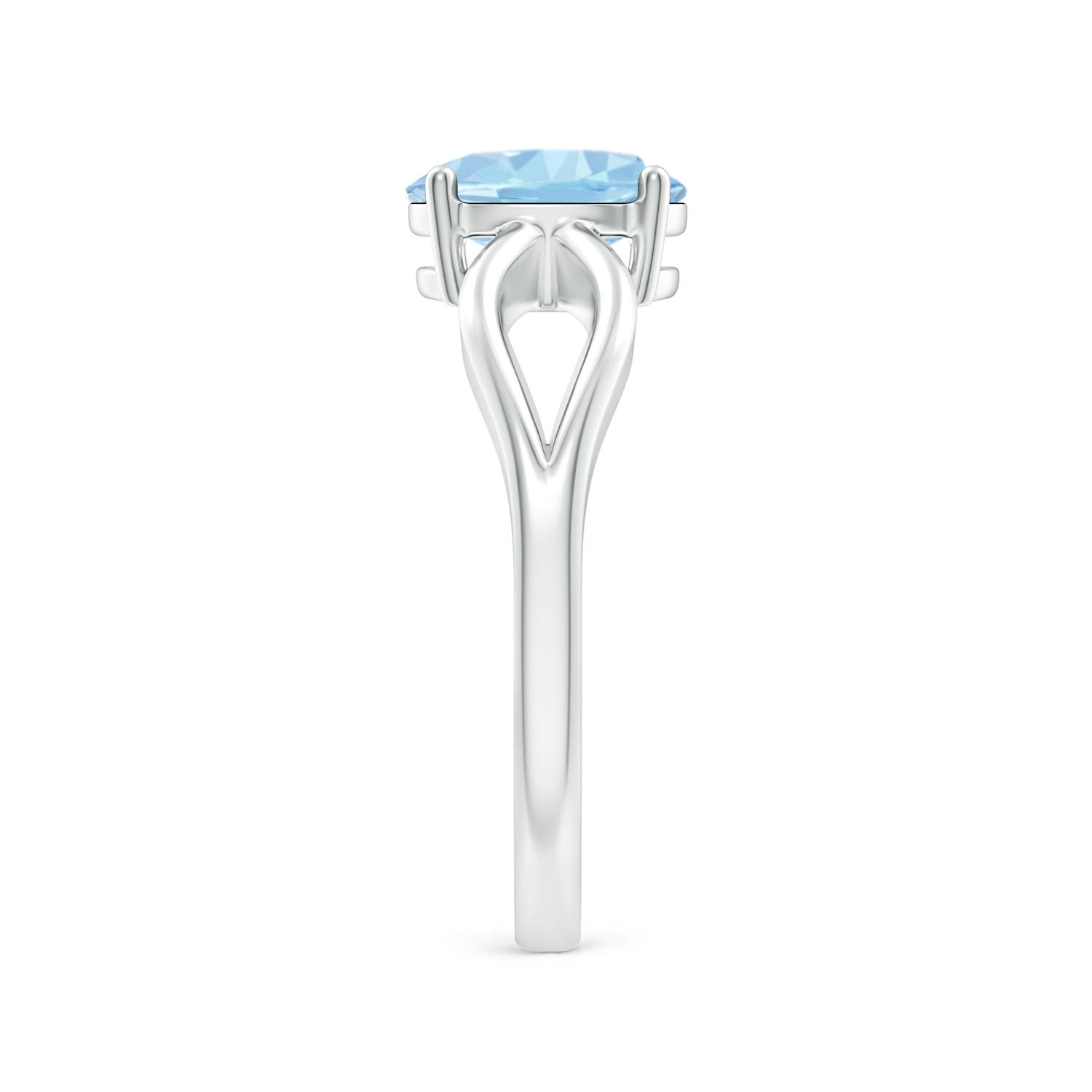 AAA - Aquamarine / 1 CT / 14 KT White Gold