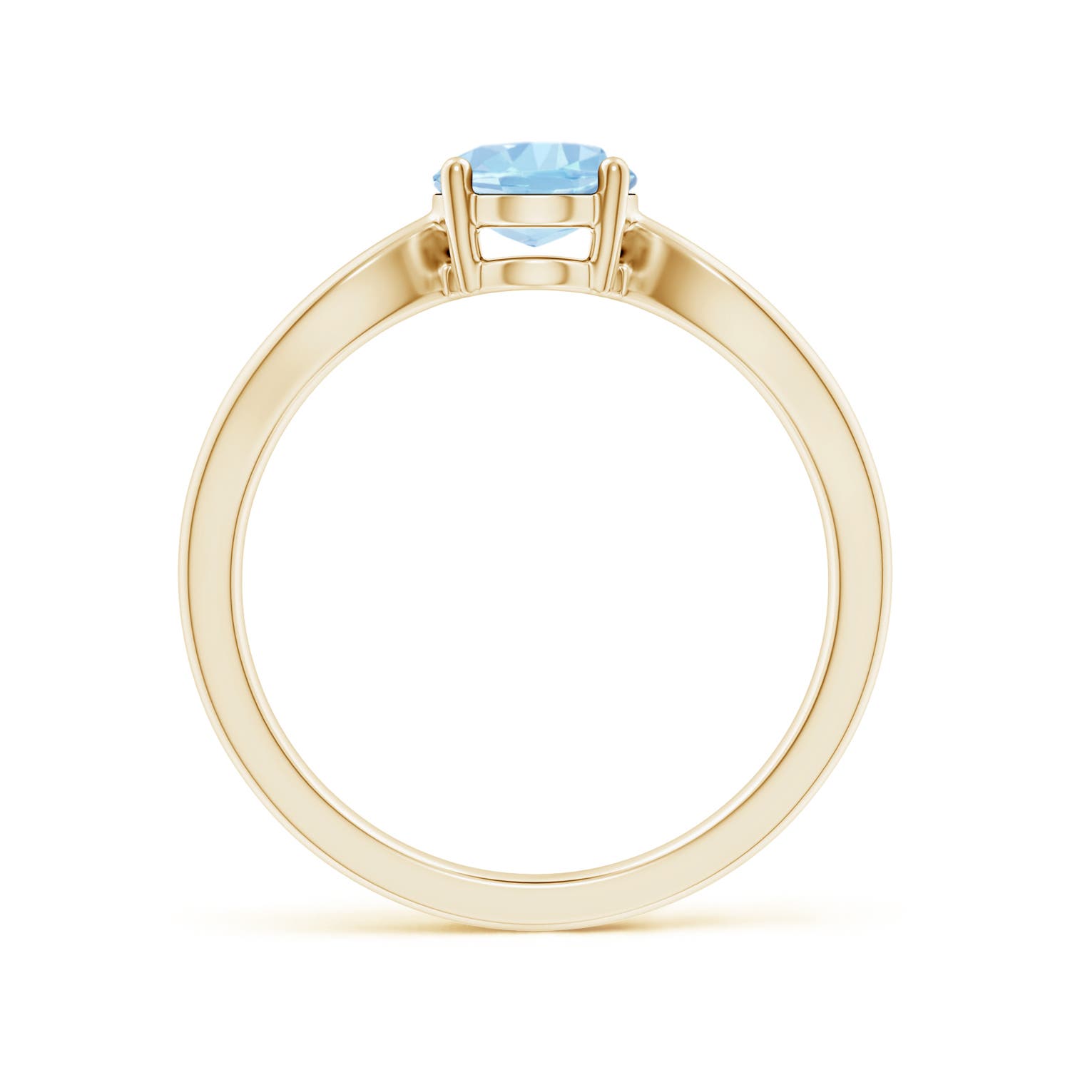 AAA - Aquamarine / 1 CT / 14 KT Yellow Gold