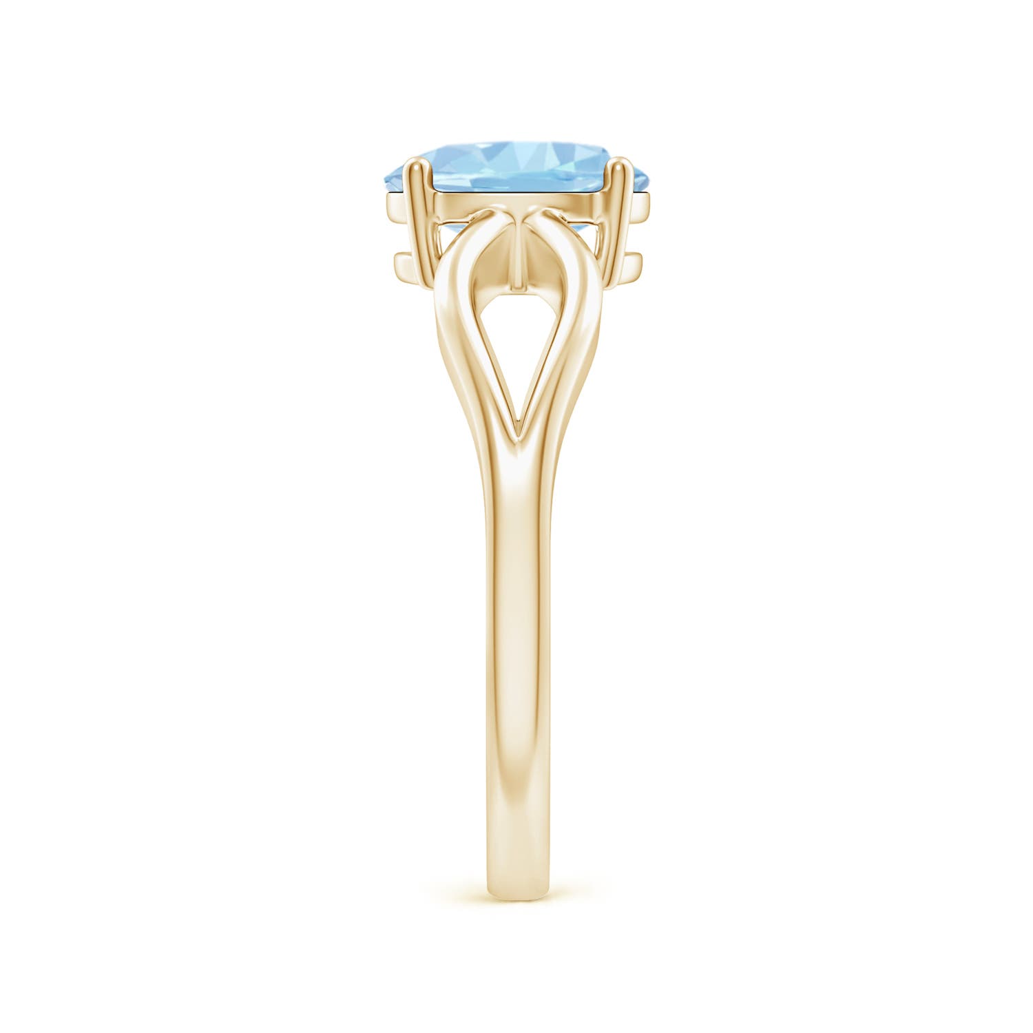 AAA - Aquamarine / 1 CT / 14 KT Yellow Gold