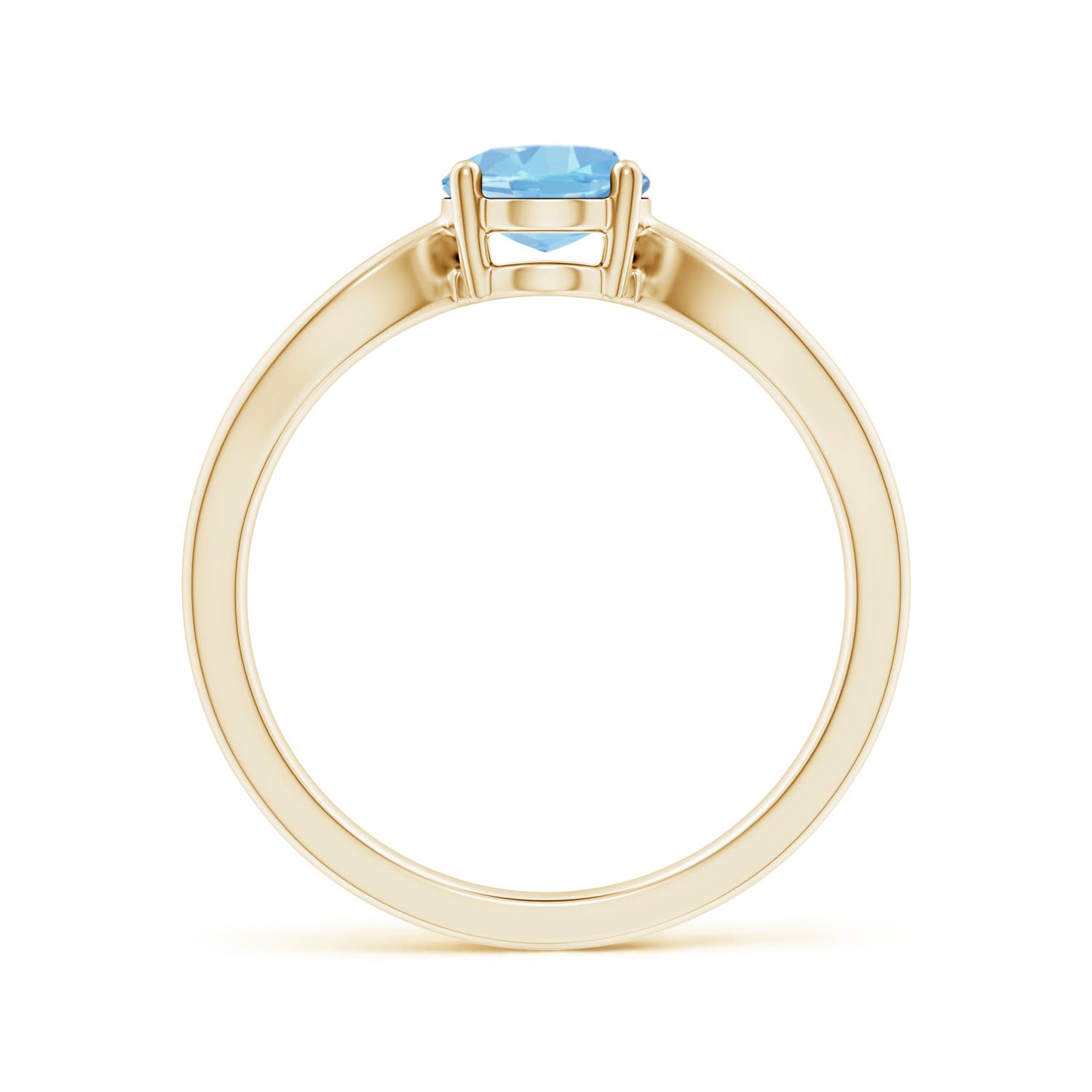 AAAA - Aquamarine / 1 CT / 14 KT Yellow Gold