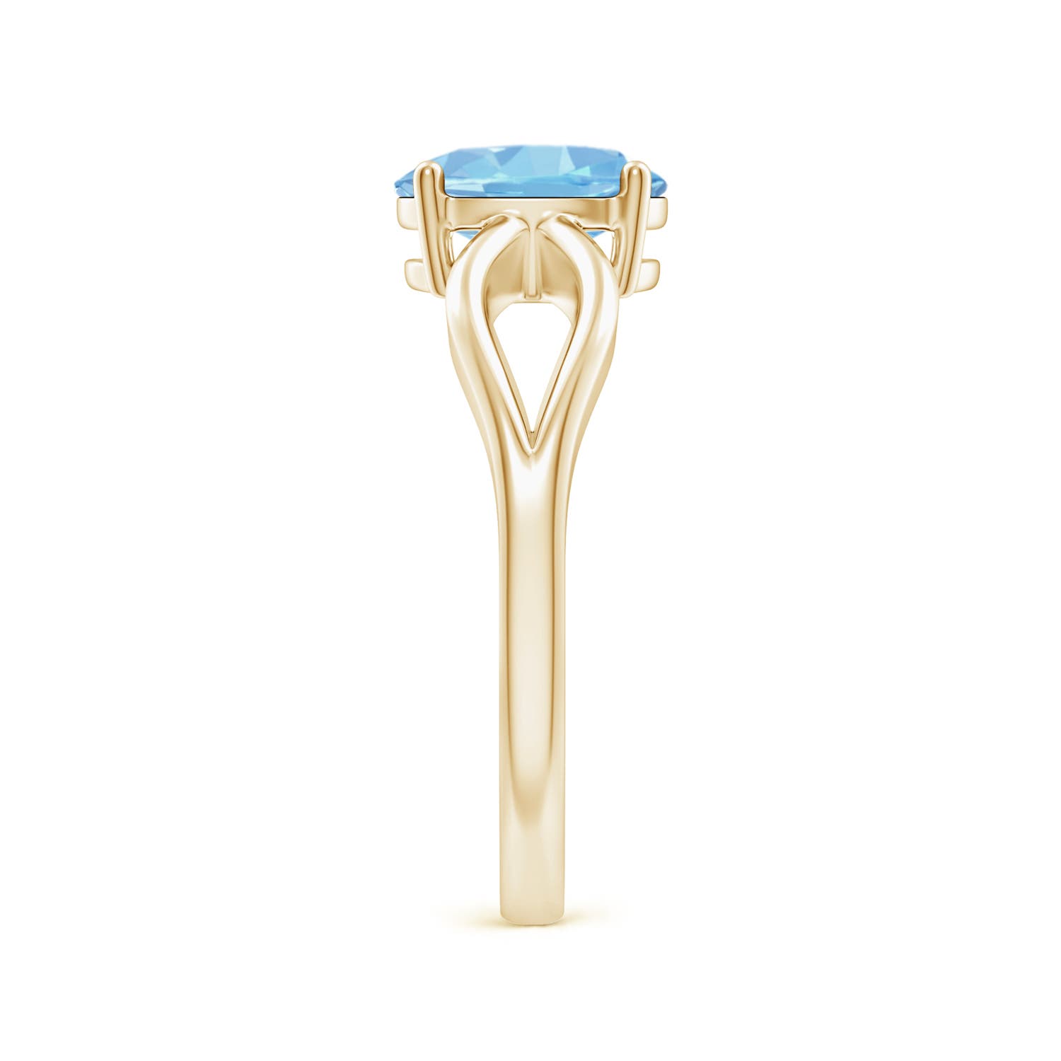 AAAA - Aquamarine / 1 CT / 14 KT Yellow Gold