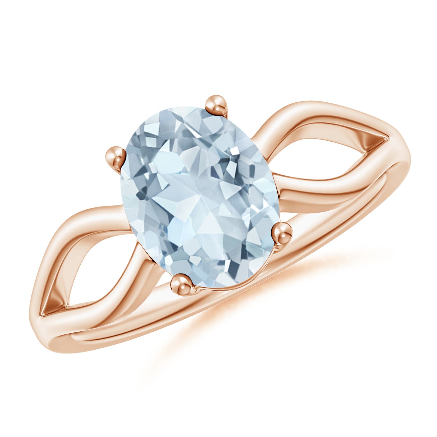 A - Aquamarine / 1.5 CT / 14 KT Rose Gold