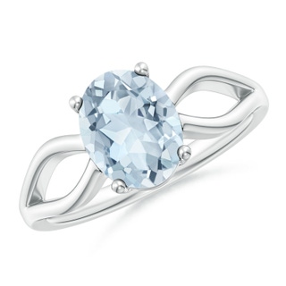 Oval A Aquamarine