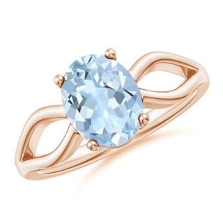 Oval AA Aquamarine