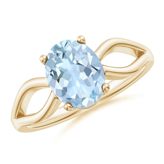 Oval AA Aquamarine