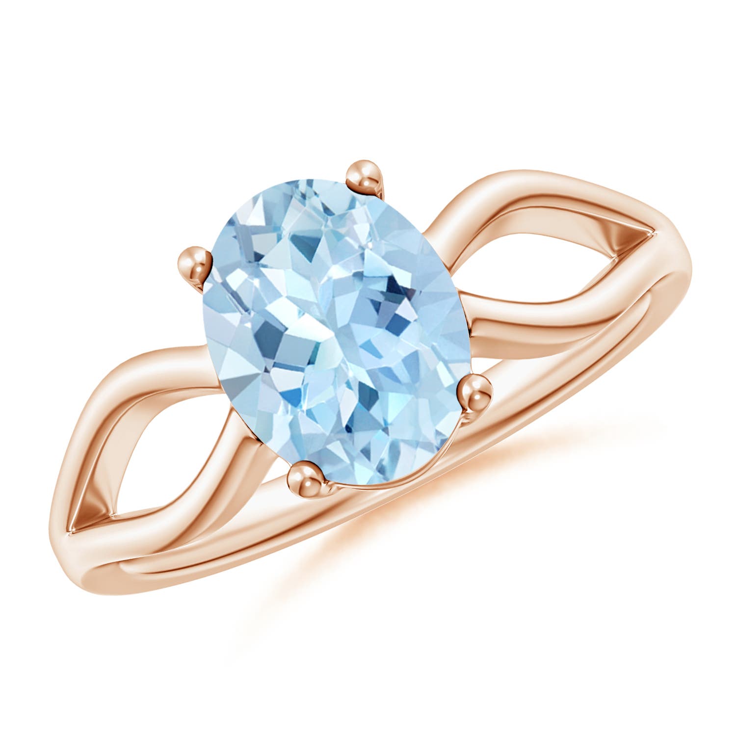 AAA - Aquamarine / 1.5 CT / 14 KT Rose Gold