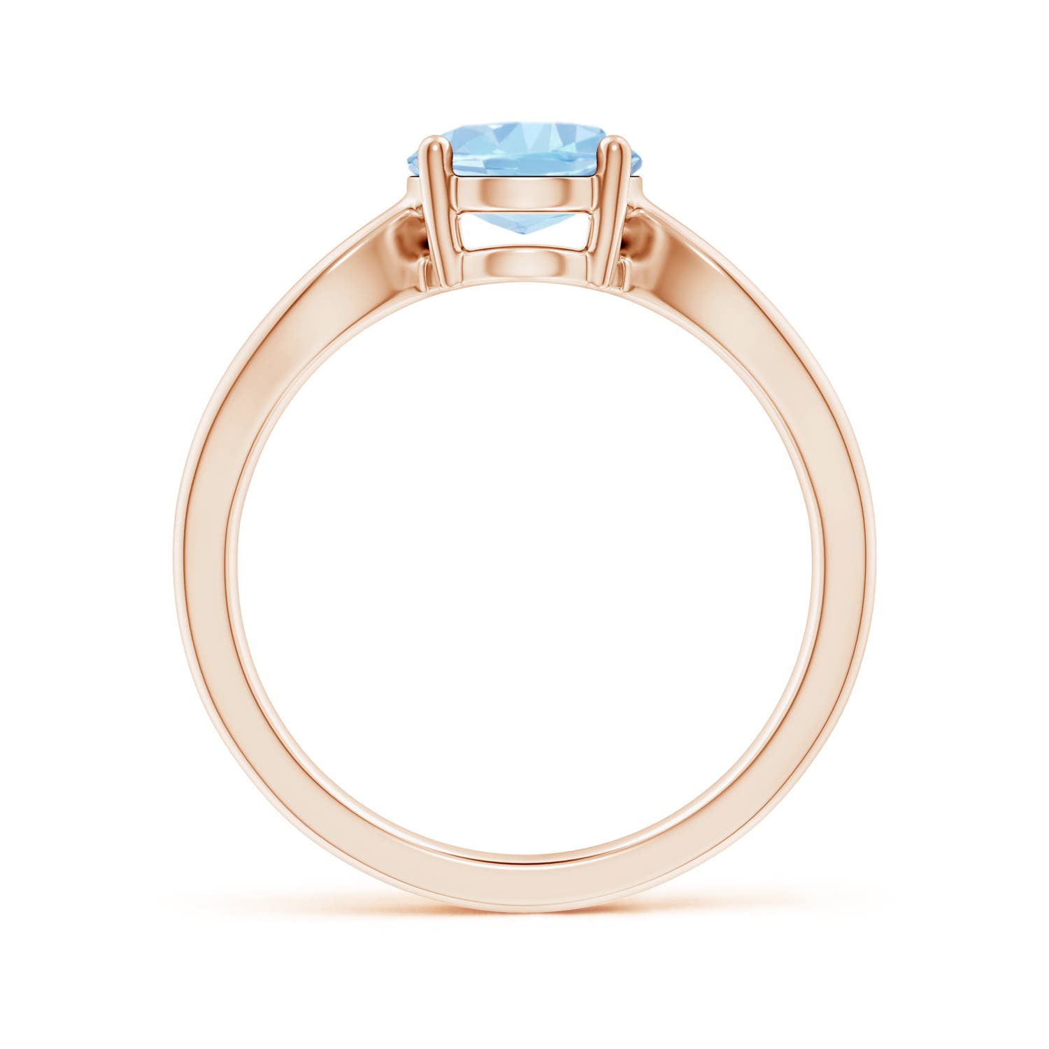 AAA - Aquamarine / 1.5 CT / 14 KT Rose Gold