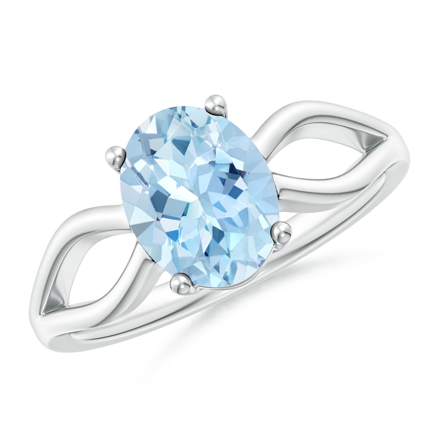 AAA - Aquamarine / 1.5 CT / 14 KT White Gold