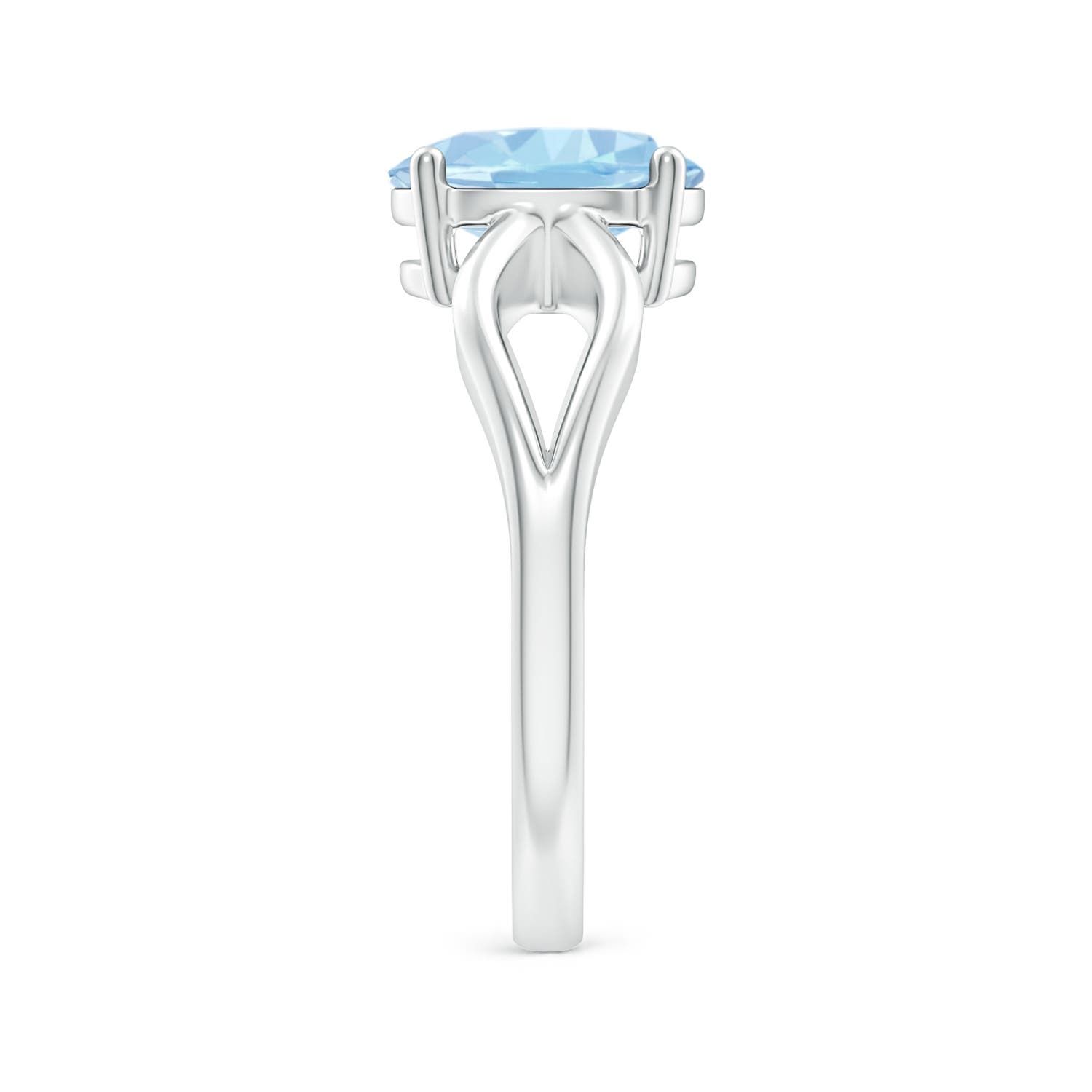 AAA - Aquamarine / 1.5 CT / 14 KT White Gold