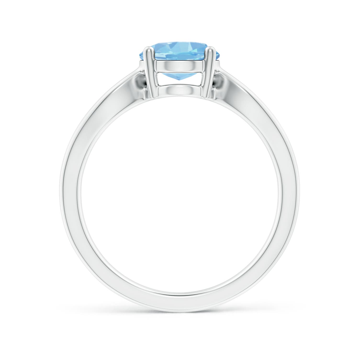 AAAA - Aquamarine / 1.5 CT / 14 KT White Gold