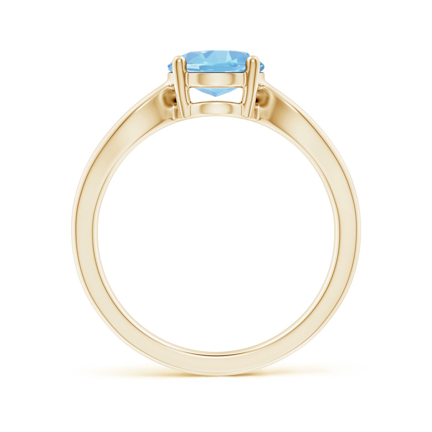 AAAA - Aquamarine / 1.5 CT / 14 KT Yellow Gold