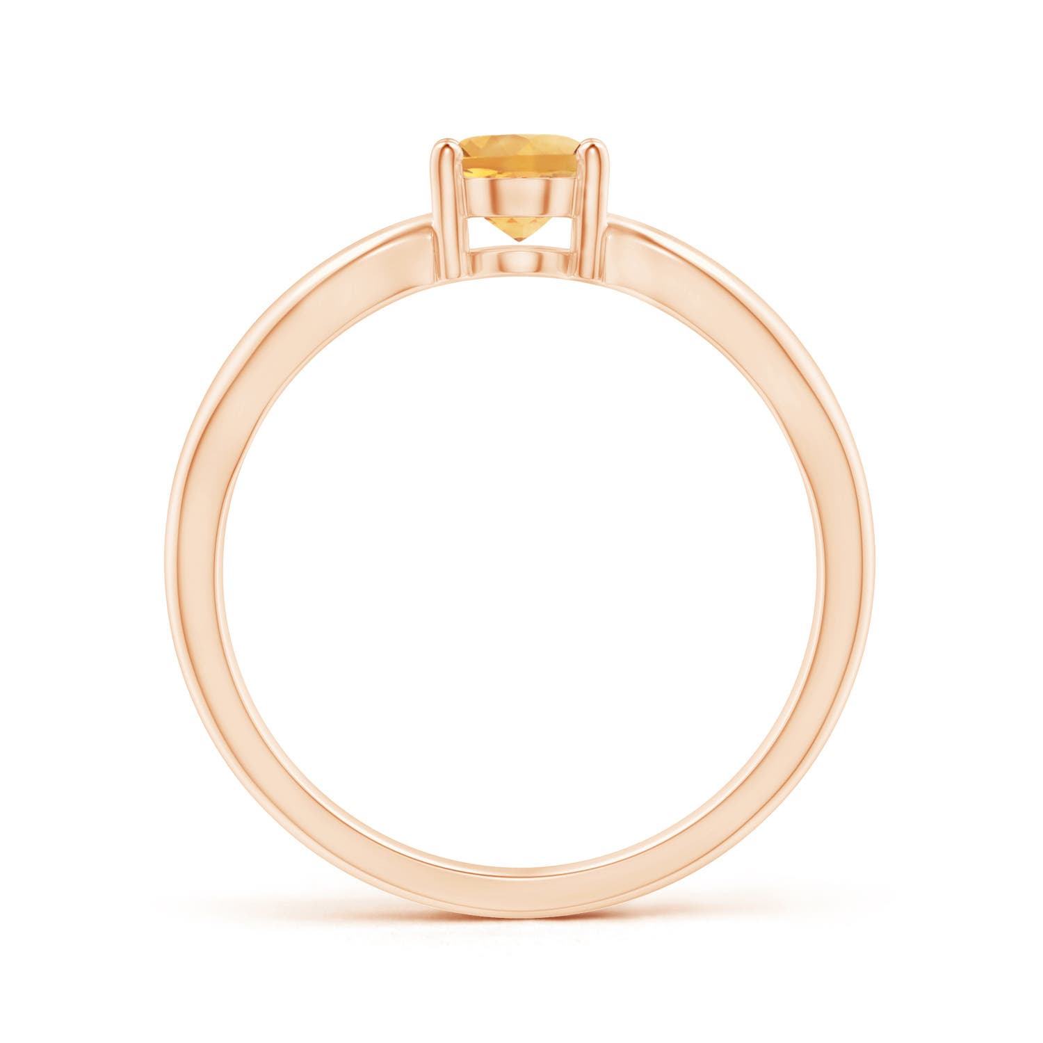 A - Citrine / 0.75 CT / 14 KT Rose Gold