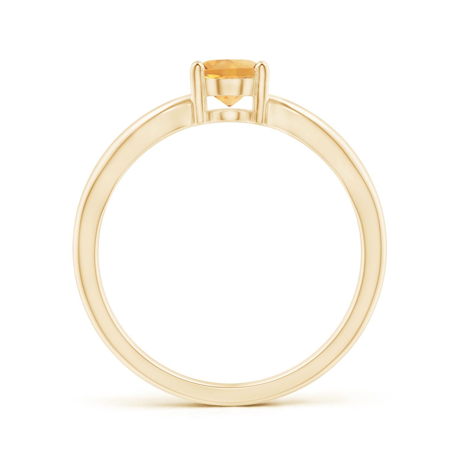 A - Citrine / 0.75 CT / 14 KT Yellow Gold