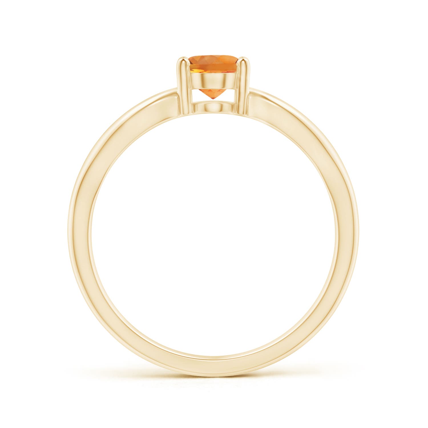 AAA - Citrine / 0.75 CT / 14 KT Yellow Gold