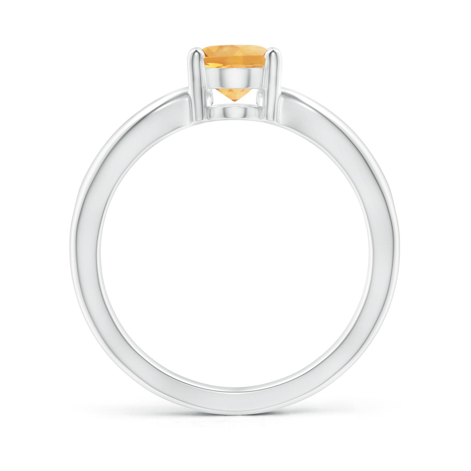 A - Citrine / 1.1 CT / 14 KT White Gold