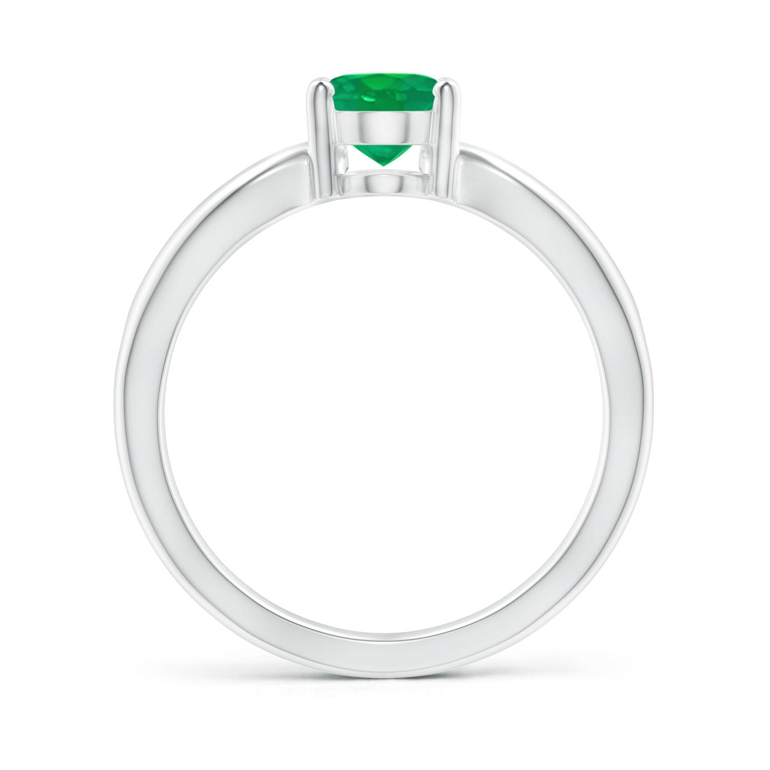 AA - Emerald / 1.1 CT / 14 KT White Gold