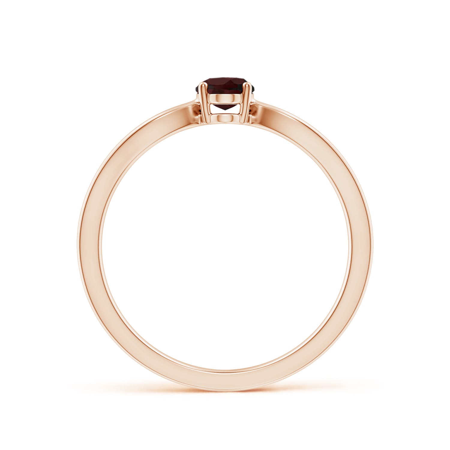 A - Garnet / 0.55 CT / 14 KT Rose Gold