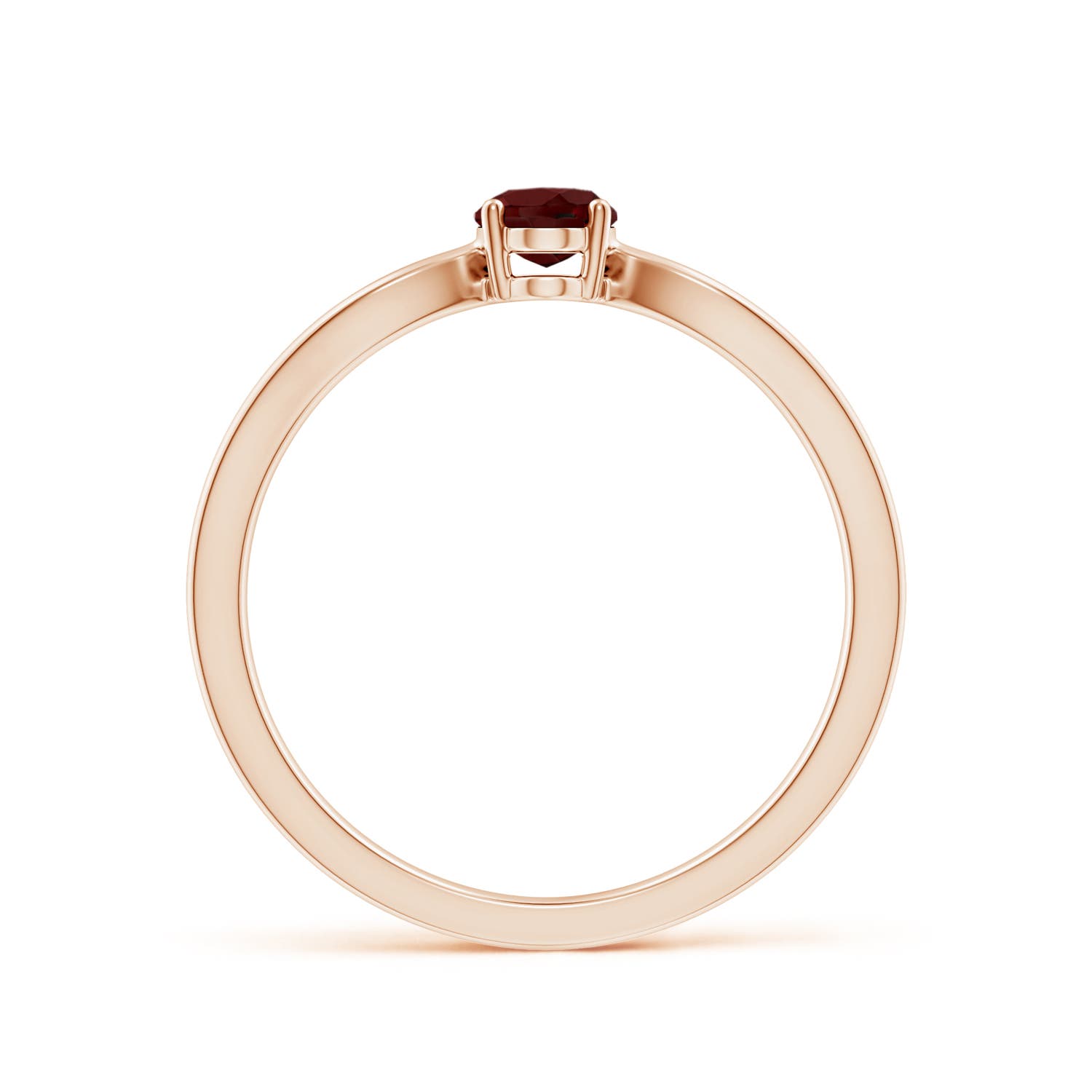 AAA - Garnet / 0.55 CT / 14 KT Rose Gold